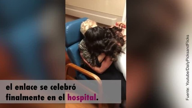Un día inolvidable: se casan en el hospital para que la abuela no se lo pierda