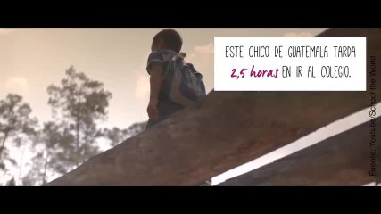 Un largo camino hasta el cole, la diferencia entre nacer en un país o en otro