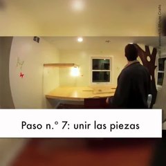 ¡Un dormitorio infantil inspirado en una cabaña en un árbol!