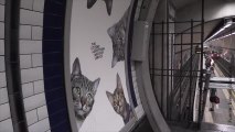 ¡Los gatos invaden el metro de Londres!