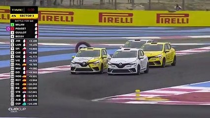 Clio Cup Paul Ricard 2021 1 Race 2  Epic Last Laps Rain