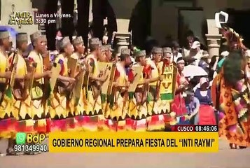 Gobierno regional de Cusco prepara fiesta del  “Inti Raymi”