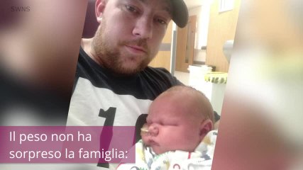 Mamma dà alla luce un bambino di 5,5 kg