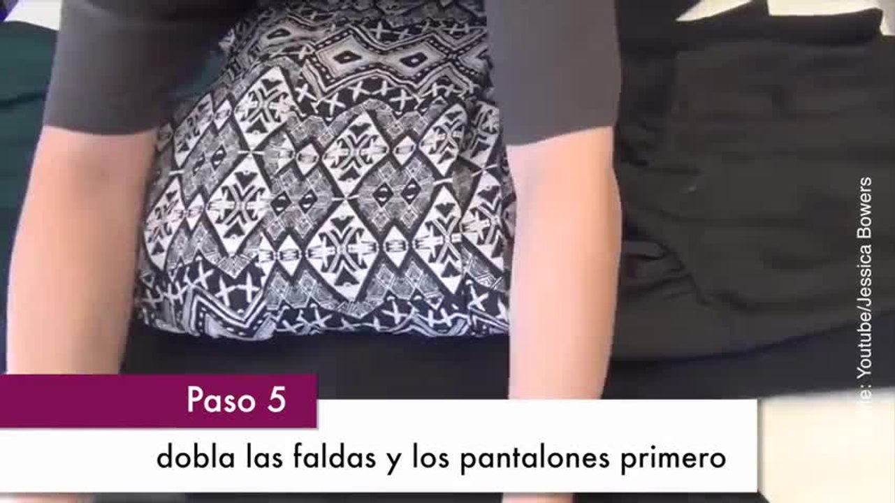 ¡Supertruco para hacer las maletas en un pispás!