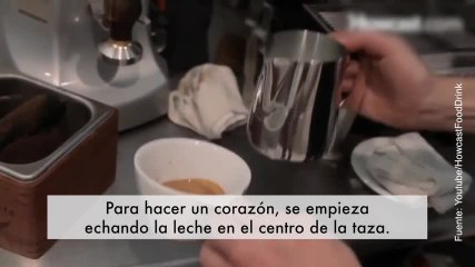 Cómo hacer un diseño en el café