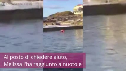 Guarda questa donna salvare uno squalo