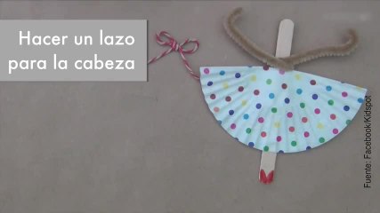 Para hacer con los peques: bailarinas con un palo de helado