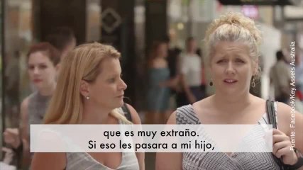 ¿Cómo reacciona la gente al ver un niño perdido en mitad de un centro comercial