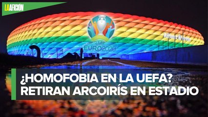 UEFA rechaza iluminación arcoíris del Allianz Arena para el Alemania vs Hungría