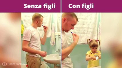 La vita di un padre con e senza figlia