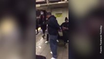 Vídeo de una gran voz en mitad del metro