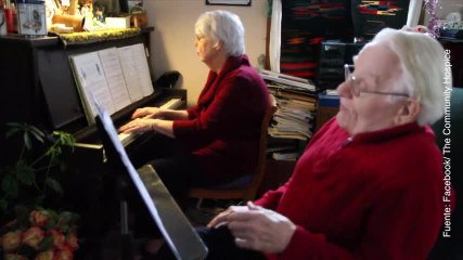 Vídeo de romántico dúo de esta pareja de ancianos