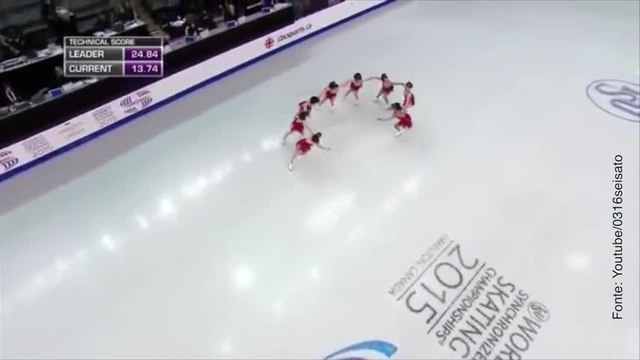 Wow, la performance sul ghiaccio più bella mai vista!