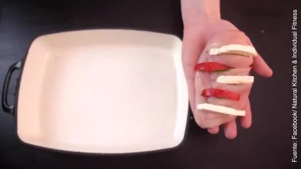 Vídeo de receta italiana pollo con mozzarella