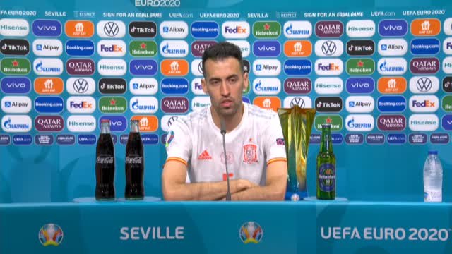 Busquets: El equipo ha dado ese plus que necesitaba y ha sido un partido muy bueno