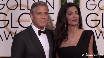 Las parejas que asistieron a los Globos de Oro 2015