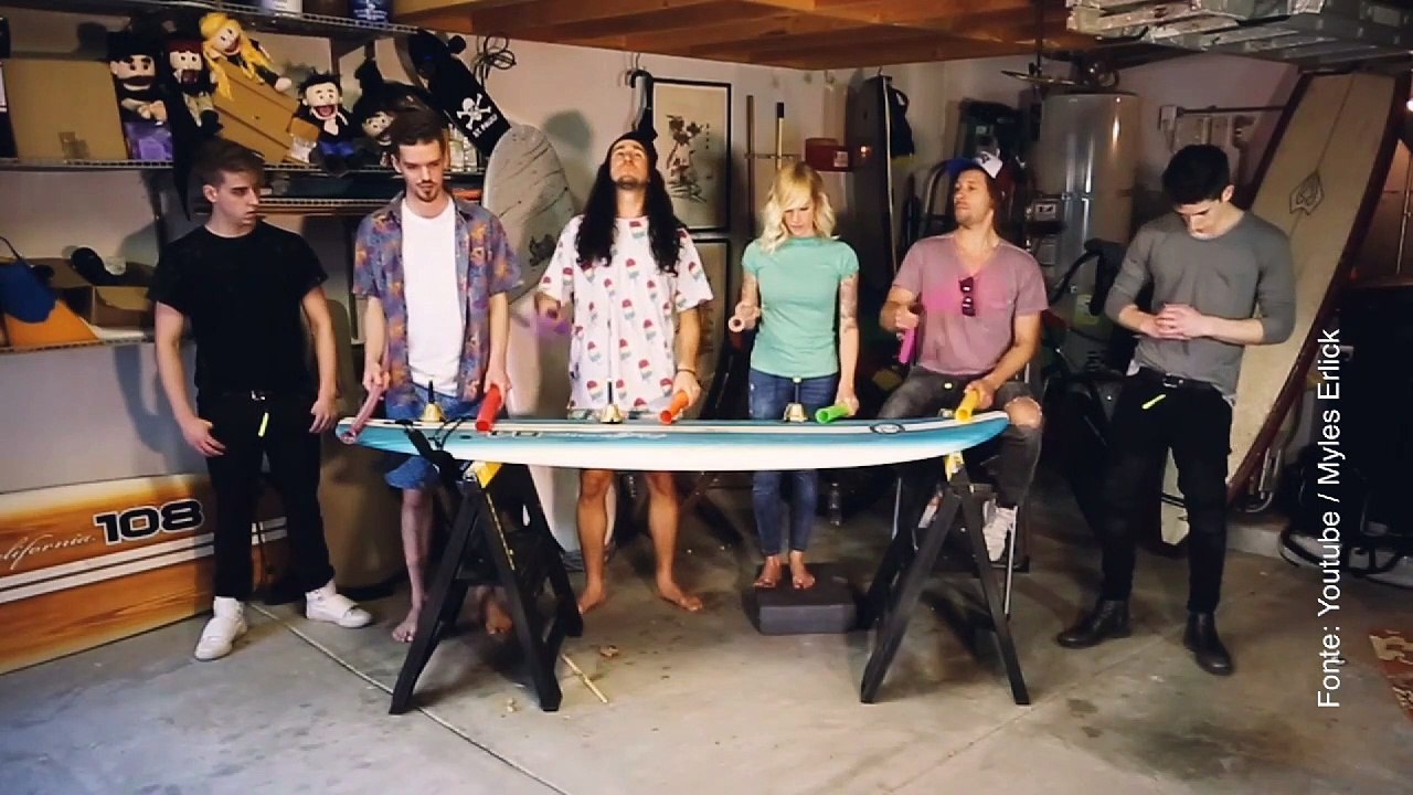 Il gruppo Walk Off The Earth interpreta "Hello" di Adele