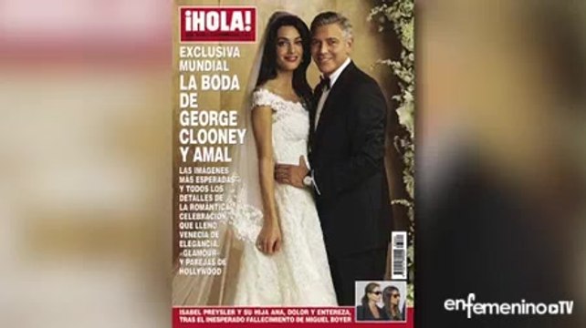 Las imágenes del secreto mejor guardado de Amal Alamuddin: su vestido de novia