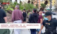 Agresión homófoba en la manifestación contra los indultos en Madrid