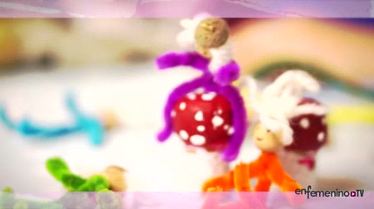 DIY con niños: Cómo hacer muñequitas con limpiapipas - Manualidades DIY