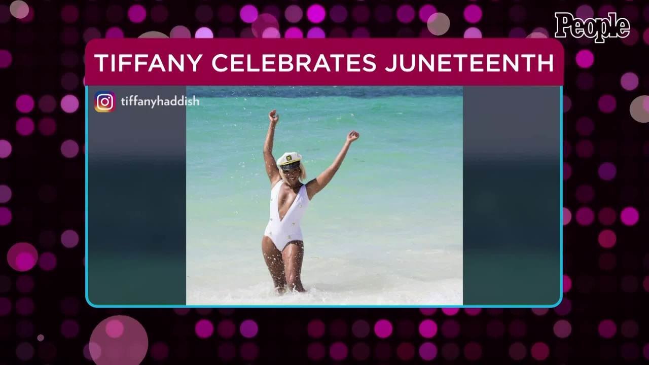 Tiffany Haddish Stages Sexy, Nautical-Themed Photo Shoot in Plunging Swimsuit and Sailor Hat