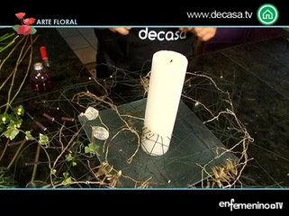 Como hacer una composición de flores en un plato