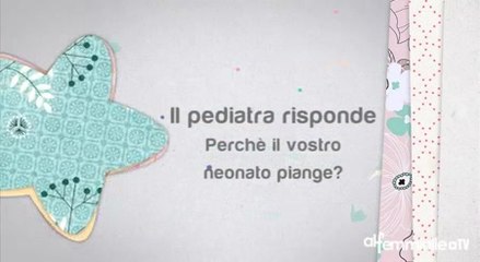 Perchè il neonato piange
