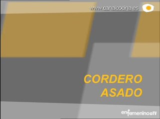 Cordero asado