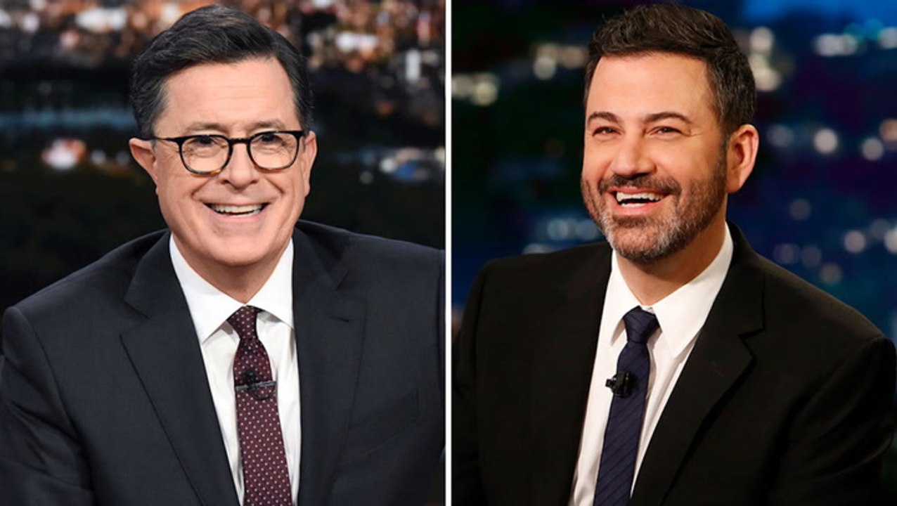 Jimmy Kimmel and Stephen Colbert Mock Report That Trump Requested DOJ, FCC to Stop 'SNL' and Late Night Jokes | THR News