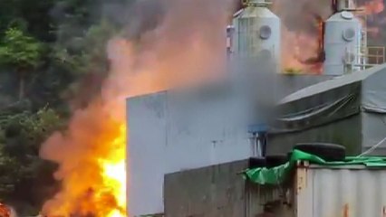 천안 두정동 공장 도시가스 배관에서 불...3명 경상 / YTN