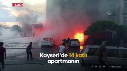 Kayseri'de bina yangını: 9 kişi hastaneye kaldırıldı