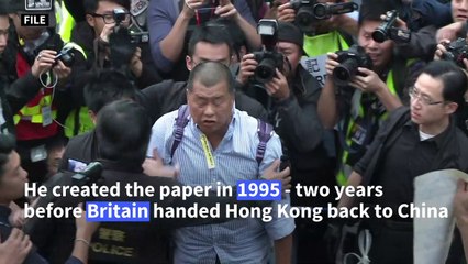 Hong Kong pro-democracy paper Apple Daily prints final run