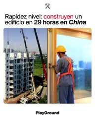 Construyen un edificio en 29 horas en China