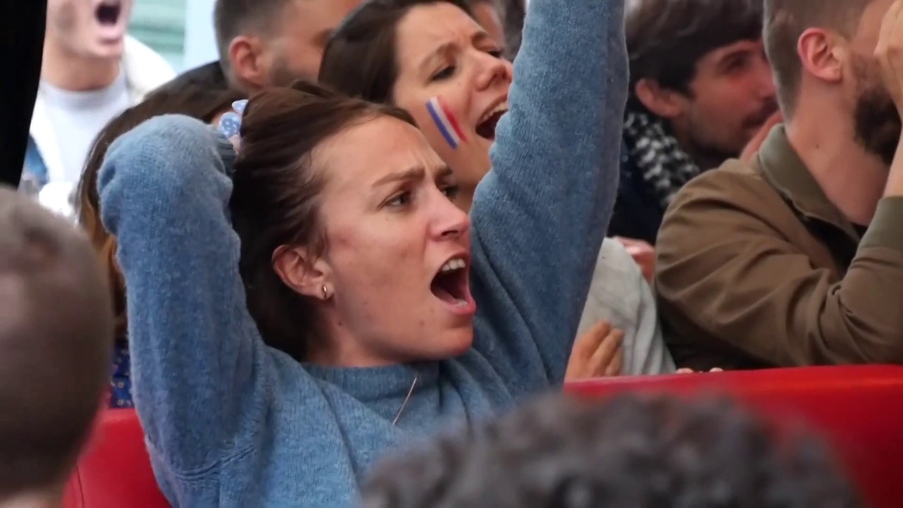 Fans in Paris Watch France Draw 2-2 Wih Portugal to Top Group F | Euro 2020