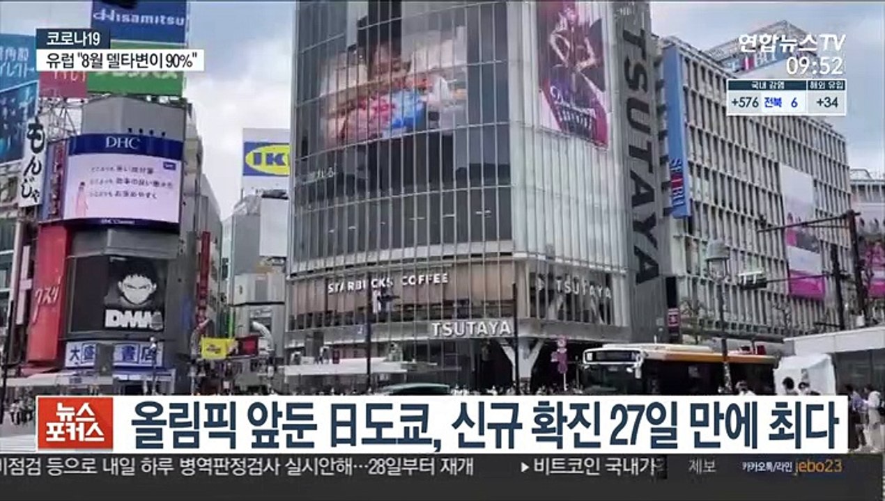 日 도쿄, 코로나 신규 확진 27일 만에 최다