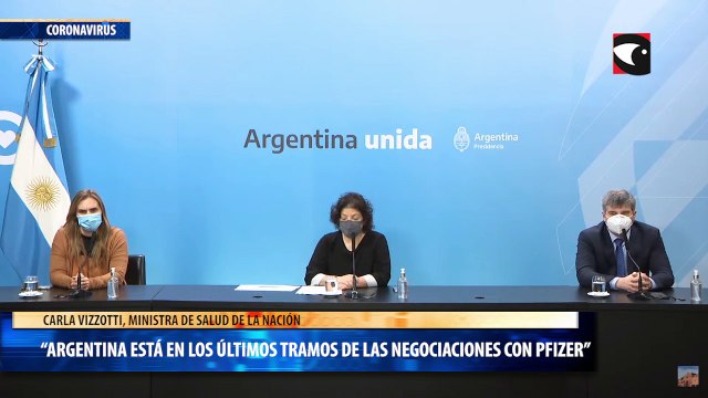 «Argentina está en los últimos tramos de las negociaciones con Pfizer»