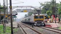 Traffic Jam at Rail Gate __ Busy People __ Bandel-katwa Patroling special train __ Indian Railway