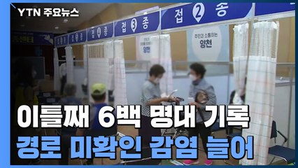 신규확진 이틀째 6백명대..."델타 변이 '우세종' 여부 아직 판단 일러" / YTN