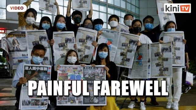 Hong Kong's pro-democracy Apple Daily signs off in painful farewell