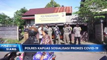 Polres Kapuas Hulu Patroli Protokol Kesehatan di Pasar