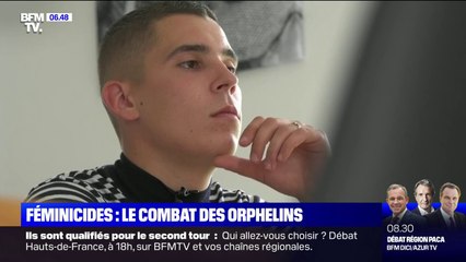 Antoine, orphelin après le féminicide de sa mère, témoigne