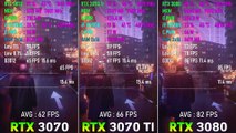 RTX 3070 Ti vs RTX 3070 vs RTX 3080 - Test in 8 Games