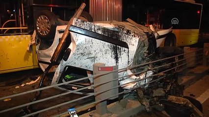 Metrobüs yolunda feci kaza: 5 ölü, 5 yaralı var!