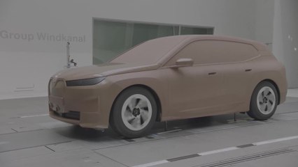 BMW iX - Development - Design in the wind tunnel