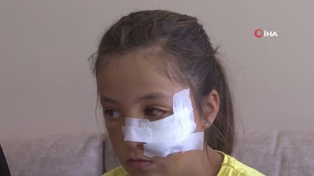 Amcaoğlu küçük kıza demir boruyla dehşeti yaşattı