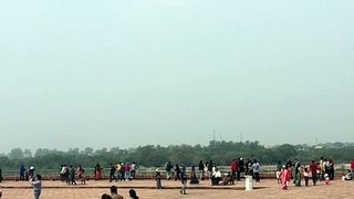 Taj Mahal view from side - Agra