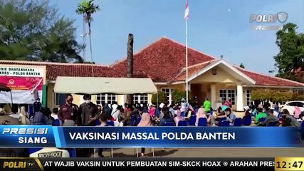 LIVE Dialog Kabidokkes Polda Banten, Pelaksanaan Vaksinasi di Banten