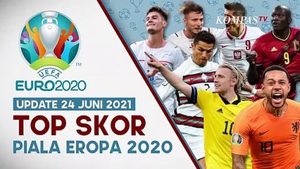 Update Top Skor Piala Eropa 2020, Lukaku dan Schick Pepet Ronaldo