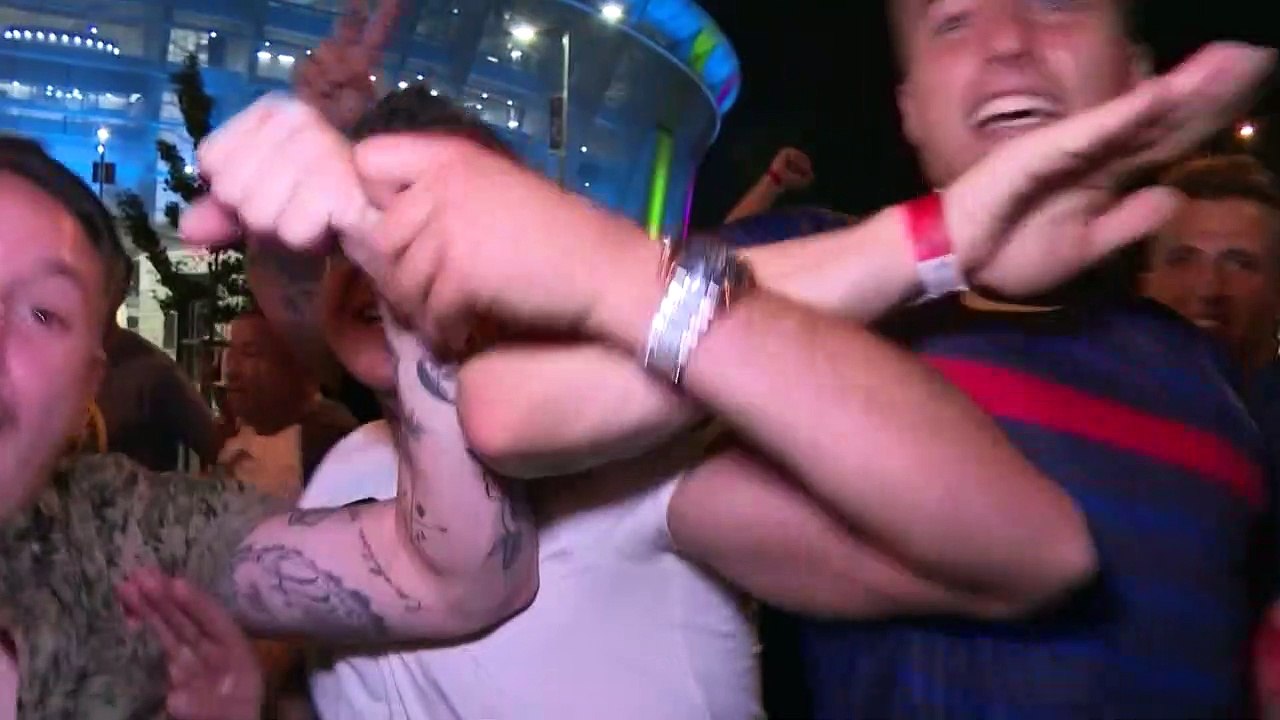 Euro: "Merci Karim !": les supporters de Bleus ravis après le doublé de Benzema