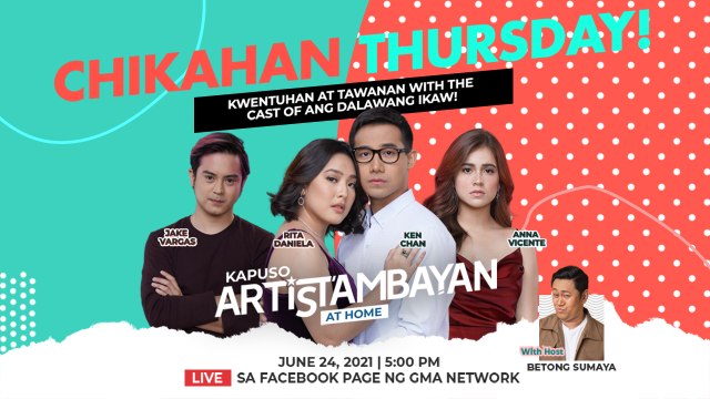 Kapuso ArtisTambayan featuring the cast of 'Ang Dalawang Ikaw'